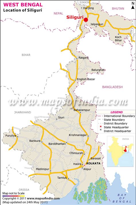 Siliguri India Map | Time Zones Map