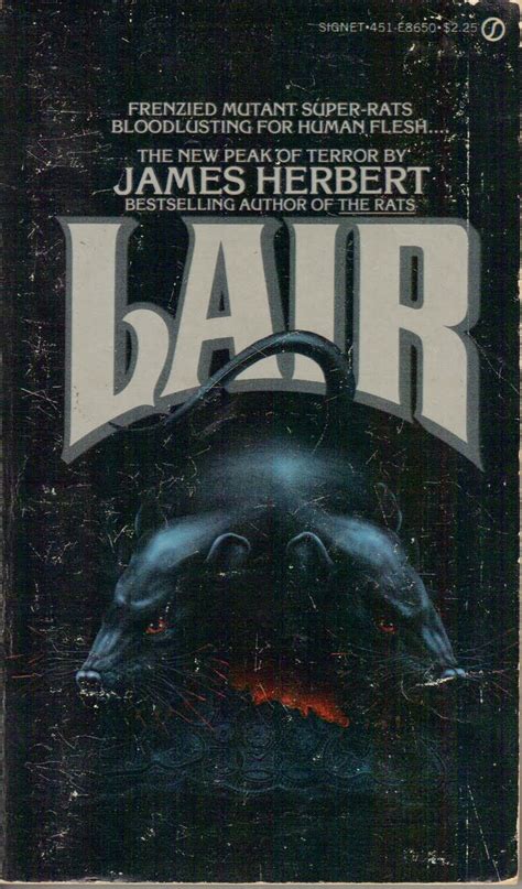 Too Much Horror Fiction: Lair by James Herbert (1979): The Rats, the ...