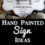 17 DIY Hand Painted Sign Ideas - The Graphics Fairy