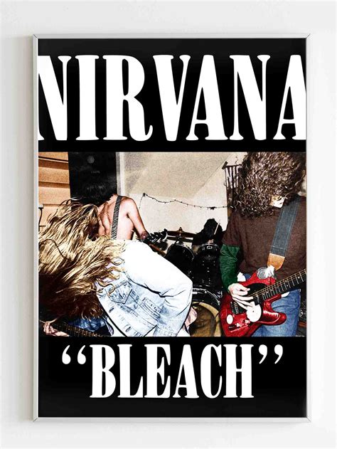 Nirvana Bleach Album Cover Poster