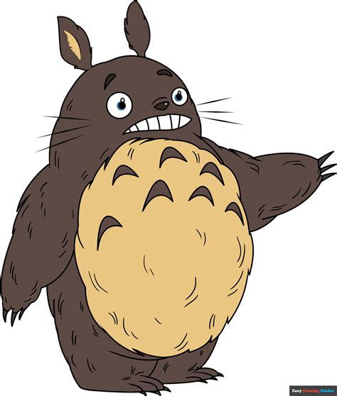 How to Draw Totoro - Really Easy Drawing Tutorial