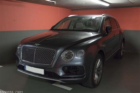 Bentley Bentayga: grey color on a parking * All PYRENEES · France ...