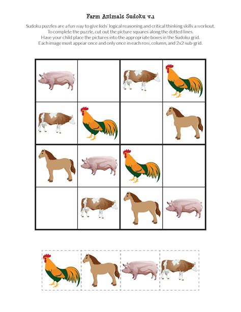 Free Printable Animal Puzzles