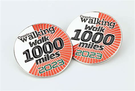 Silver 2023 badge — Walk 1000 Miles