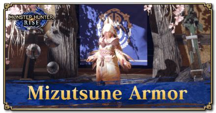 Mizutsune Layered Armor for Hunter | Monster Hunter Rise | MHR (MH Rise ...