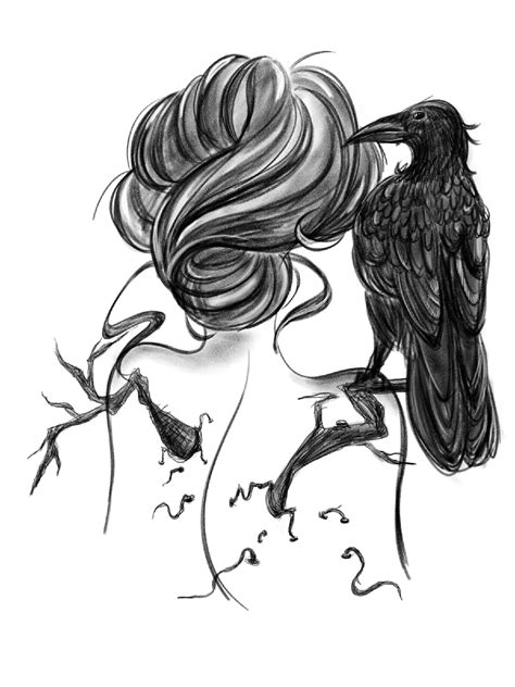 ArtStation - Tattoo "Raven Wings"