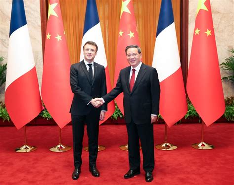 Chinese premier meets with French president-Xinhua