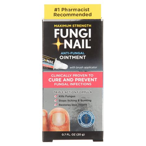 Fungi Nail Maximum Strength Anti-Fungal Ointment, 0.7 Oz - Walmart.com ...