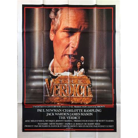 THE VERDICT Movie Poster 47x63 in.