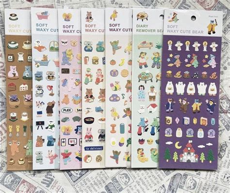 bear sticker, Hobbies & Toys, Stationery & Craft, Other Stationery ...