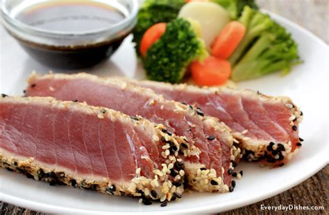 Sesame Seared Tuna Steak Recipe in 2020 | Seared tuna steak recipe ...