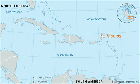 Map Of St Thomas Usvi - Wynne Karlotte