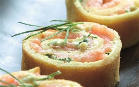 Smoked Salmon Roulade Recipe