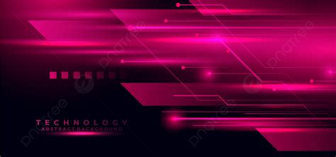 Digital Technology Abstract With Dark Pink Background, Wallpaper ...