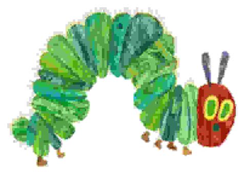 Eric Carle | Illustration from “The Very Hungry Caterpillar” (1969 and ...