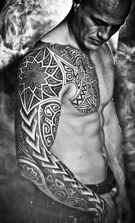 cool full sleeve tattoo for men ~ Tattowmag