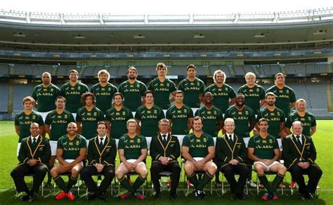 The Springbok team | Springbok rugby, Rugby players, Springbok team