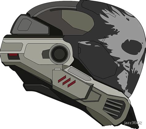 "Halo Reach Emile Helmet" by jazz3602 | Redbubble