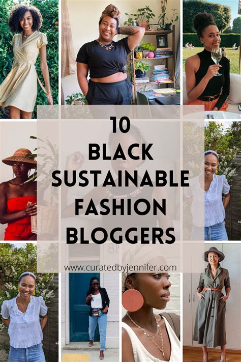 Black Sustainable Fashion Bloggers - Curated by Jennifer