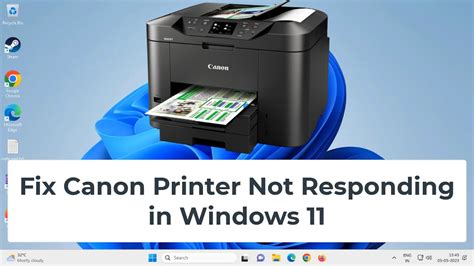 Fix Canon Printer Not Responding in Windows 11 - YouTube