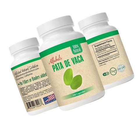 Pata de Vaca herb - 100 Vegetable Capsules - No Fillers