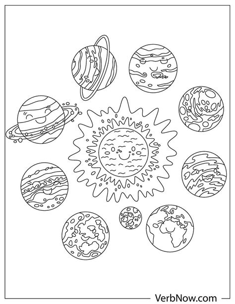 Solar System And Coloring Pages