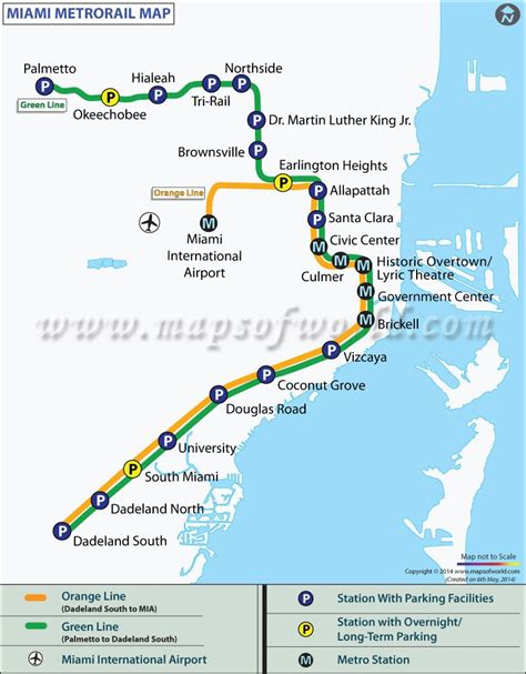 Miami Metro Map | Metrorail