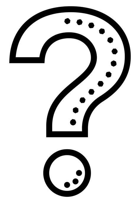 Free Question Mark Clipart Black And White, Download Free Question Mark ...