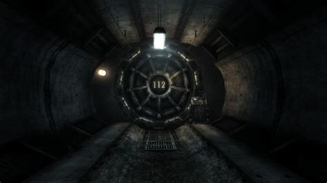 Wallpaper : tunnel, Fallout 3, infrastructure, vault tec, Vault 112 ...