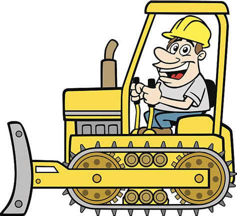 Top 60 Cartoon Bulldozer Clip Art, Vector Graphics and Illustrations ...