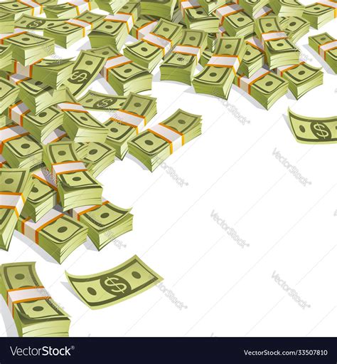 Banner with money Royalty Free Vector Image - VectorStock