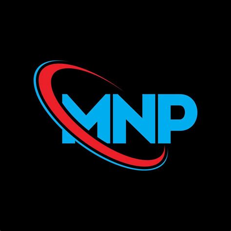 logotipo del mnp. letra mnp. diseño del logotipo de la letra mnp ...