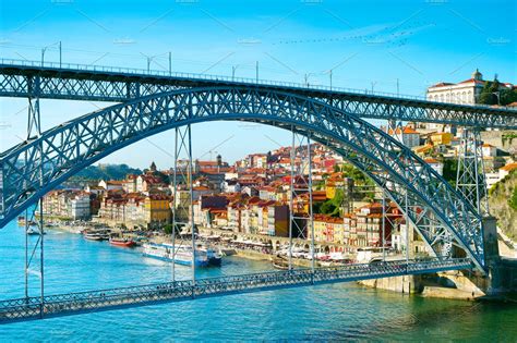 Dom Luis bridge view. Porto,Portugal | High-Quality Architecture Stock ...