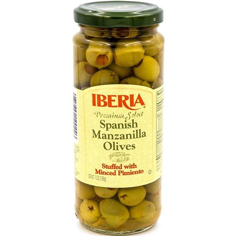 Iberia Spanish Manzanilla Olives, 7 Oz - Walmart.com - Walmart.com