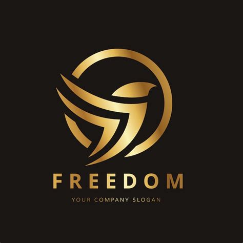 Free Vector | Golden bird logo design