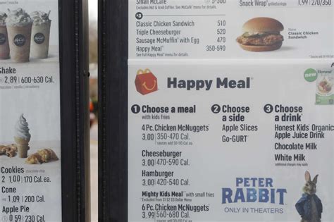 McDonald's moves cheeseburgers off Happy Meal menu