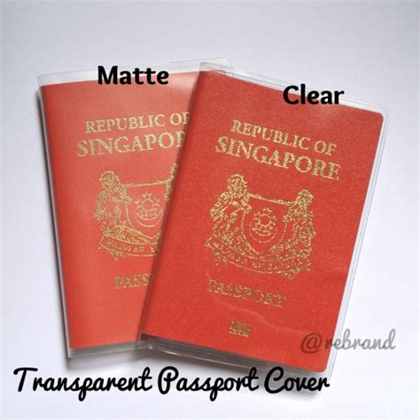 [SG Stock] Clear Transparent Passport Cover Protector Holder | Shopee ...