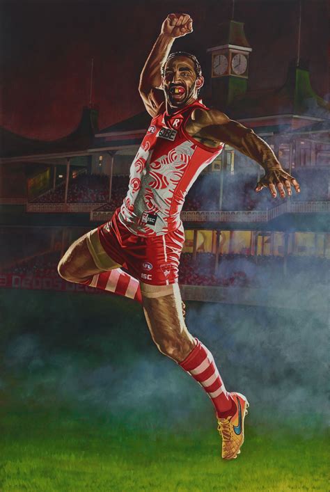 Adam Goodes makes a statement about his heritage on an AFL field. The ...