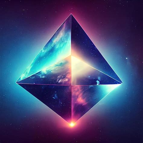 Premium Photo | 3d render illustration of trendy cosmic crystal ...