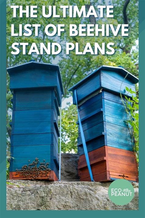 29 Bee Hive Stand Plans: The Ultimate List | Bee hive stand, Hive stand ...