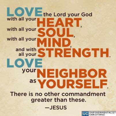 Jesus' commandment | Greatest commandment, Love the lord, Commandments ...