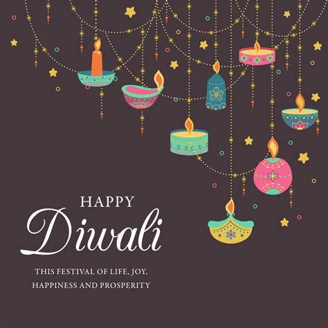 Happy diwali. Festival of light, greeting card. Diwali colorful posters ...