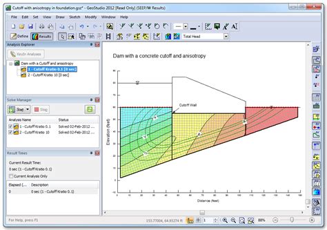 SEEP/W [Water and Groundwater Software - Seepage Analysis] - Geotechpedia