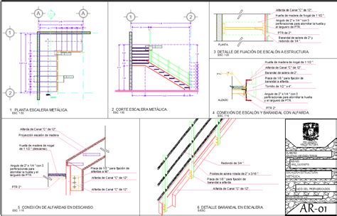 Steel Stair Cad Details