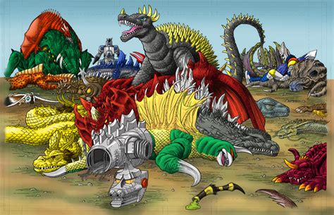 Anguirus: King of the monsters [COLORED] by AmirKameron on DeviantArt