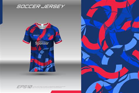 Soccer jersey and t-shirt mockup vector design template 7909070 Vector ...