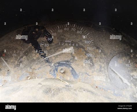 A very dirty car interior and dashboard Stock Photo - Alamy