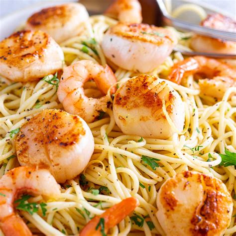 Shrimp And Scallop Pasta Recipe | Deporecipe.co