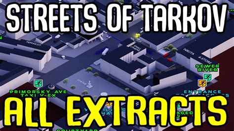 Streets Of Tarkov - ALL EXTRACTS PMC + SCAV Guide - Escape From Tarkov ...