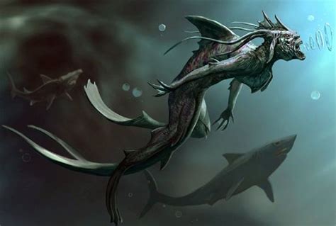 Siren final by Daverightmind | Sea monster art, Mythical creatures ...